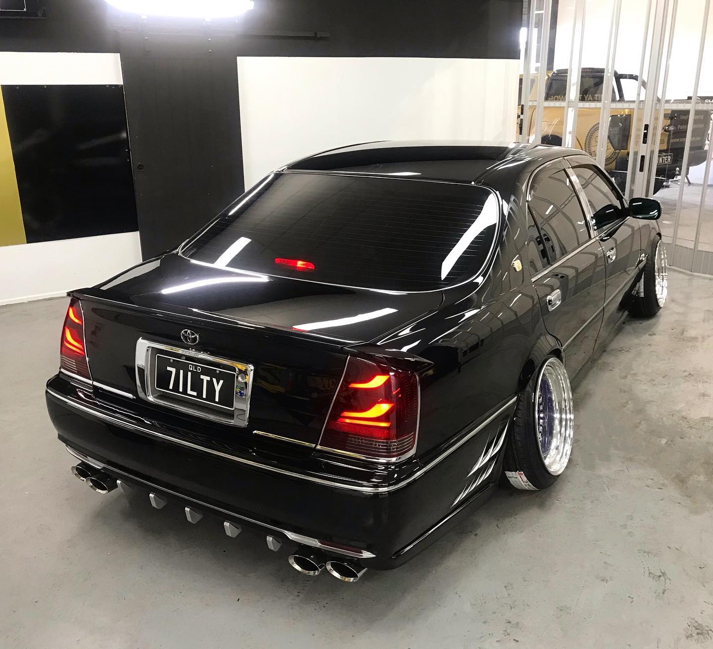 Toyota Crown rear after full detail